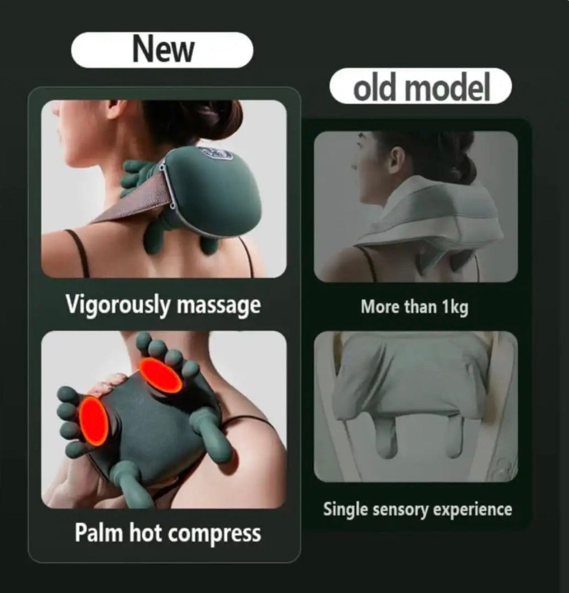 Trapezius & Neck Massager – Handheld Shoulder Pain Relief